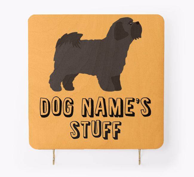 'Dog's Stuff' - Personalised {breedFullName} Lead & Collar Hanger